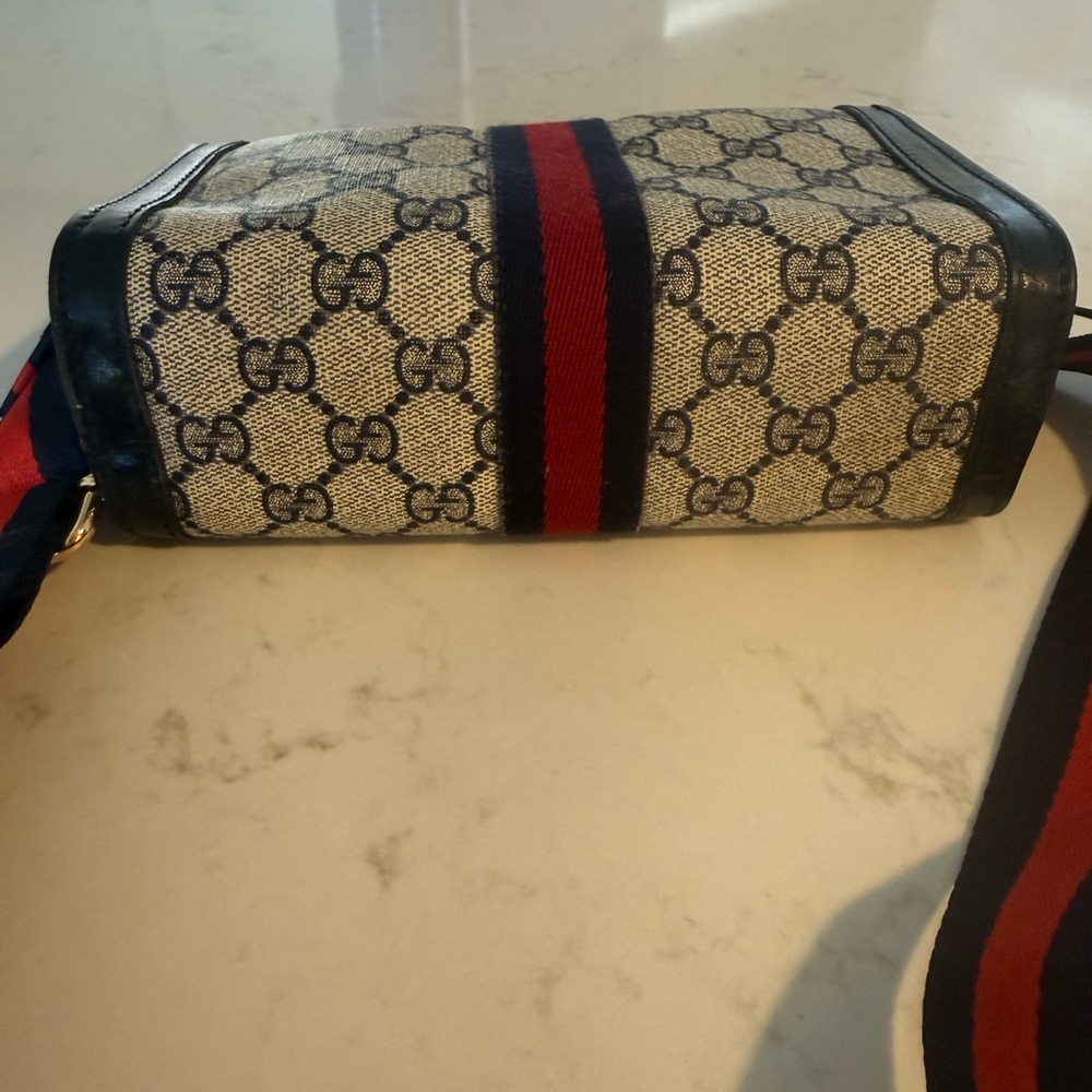 Vintage Gucci Accessory Collection GG Supreme Web Stripe Clutch Bag, - Picture 5 of 11